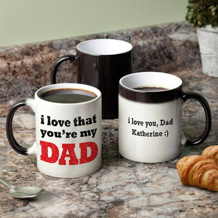 personalized color changing coffee