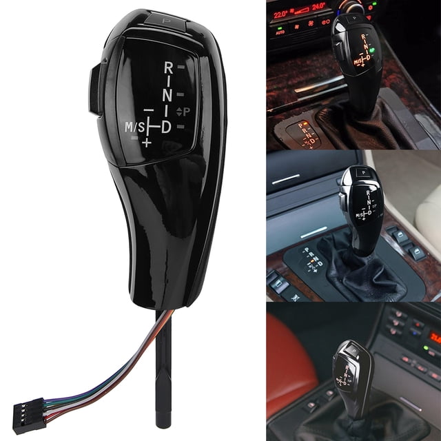Knob, Fashionable Comfortable Gear Stick Head For F30 Style Jet Black