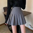 thumbnail image 1 of Falda plisada, minifaldas negras para mujer, falda micro a cuadros de verano e invierno, falda rosa blanca de cintura alta, falda gótica Kawaii Harajuku Y2k Tan Jianjun unisex, 1 of 2