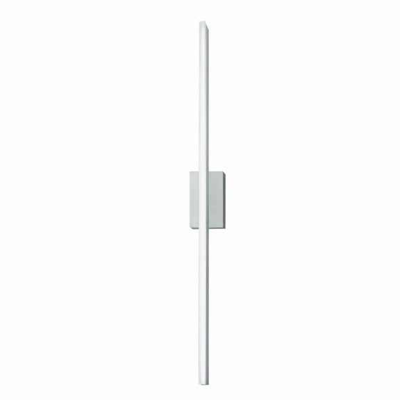 Norwell Lighting Ava 24" LED Vanity Sconce Brushed Aluminum 48"L Chrome Brushed 37 to 48 Inches