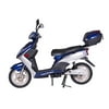 X-Treme XB-504 Electric Bicycle Scooter Moped - Burgundy