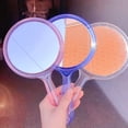 thumbnail image 7 of huanledash Makeup Mirror Clear Image Comfortable Grip Good Reflection Cosmetics Burr Free Double-Sided Handheld Magnifying Mirror Gift Supply, 7 of 7