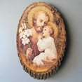 thumbnail image 2 of Roman 602085 St Joseph & Child Wood Plaque, 12.25-Inch High, 2 of 2