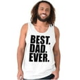 thumbnail image 3 of Cool Father's Day Best Dad Ever Tank Top Sleeveless Tee Men Brisco Brands M, 3 of 6