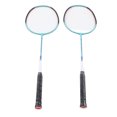 thumbnail image 4 of Badminton Racquet Set, Turquoise Badminton Rackets Integrated Design  for Fitness, 4 of 7