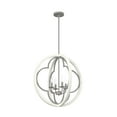 thumbnail image 2 of Hunter - Gablecrest 4-light Painted Concrete, Large Pendant Light, Dimmable, Transitional Style, Sphere Shaped, for Bedrooms, Dining, Living Rooms - 19096, 2 of 10