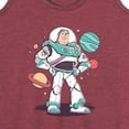 thumbnail image 3 of Toy Story 4 - Buzz And Planets Sketchy - Women's Racerback Tank Top, 3 of 5