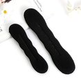 thumbnail image 1 of LLC Black Foam Hair Bun Maker Set - 4 Pieces (2 Small + 2 Large), 1 of 5