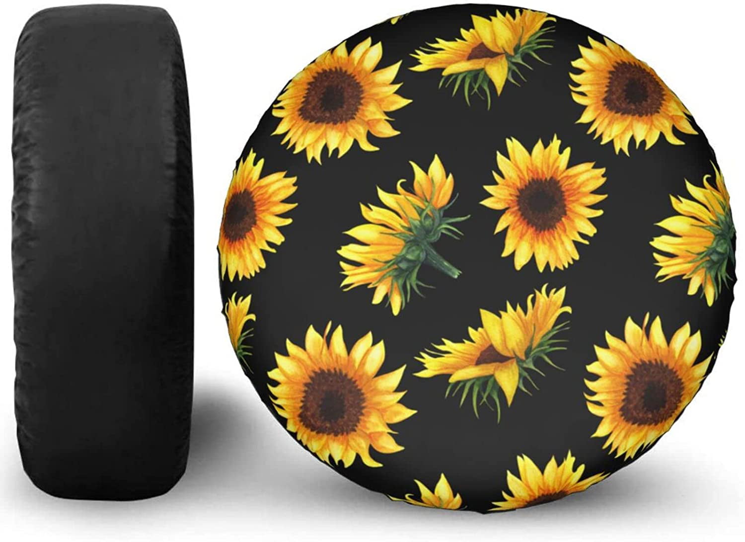 Dog Paw Print Spare Tire Covers Waterproof Dust-Proof Spare Wheel Cover  Universal Fit for Jeep Trailer RV SUV Truck and Many Vehicle (17 Inch for  Diameter 31”-33”)