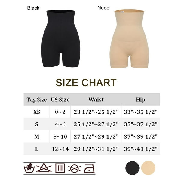 WOMENQAQ Women Shapewear Shorts Boyshorts High Waisted Body Shaper Shorts  Thigh Slimmer Compression Women Top (Black, S) at  Women's Clothing  store