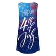 thumbnail image 5 of Vestido estampado sin mangas del día de la independencia de playa casual de verano para mujer Fridja  hjkh4480, 5 of 5