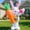 Rabbit with Carrot, variant on 6FT Easter Inflatables Outdoor Decoration Inflatable White Bunny with Carrot, Easter Blow up Yard Decoration for Lawn Garden Holiday Party
