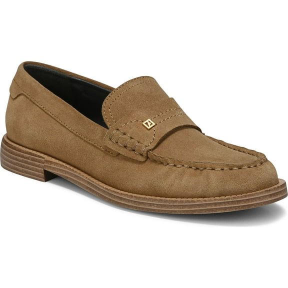 Franco Sarto Women's Yulisa Loafer Tuscan Taupe Suede 9.5M