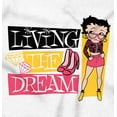thumbnail image 2 of Betty Boop Living the Dream Cute Women's Long Sleeve T Shirt Brisco Brands L, 2 of 6