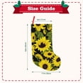 thumbnail image 3 of Uemuo Sunflowers In Vintage Print Christmas Stockings, 18inch Xmas Hanging Stocking Decorations for Christmas Party Family Decor, 3 of 7