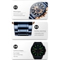 thumbnail image 4 of Reloj Curren Masculino Resistente al Agua 8363 Azul, 4 of 4