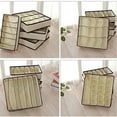 thumbnail image 3 of 6/7/8/24-Compartment Home Underwear Bra Socks Storage Box Holder Organizer Case, 3 of 8