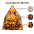 thumbnail image 3 of Pirámide de orgón para energía positiva, pirámides curativas para reducir el estrés, meditación curativa de Reiki, atrae suerte y éxito, 3 of 5