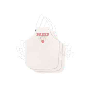 Hello Hobby 3 PK White Canvas Aprons