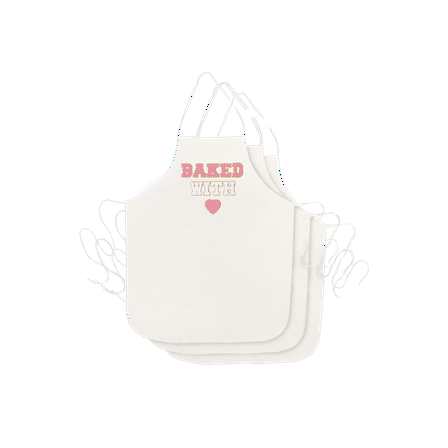 Hello Hobby 3 PK White Canvas Aprons