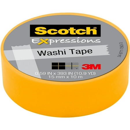 UPC: 0051141964300 | 3M Expressions Washi Tape .59 x 393 Yellow