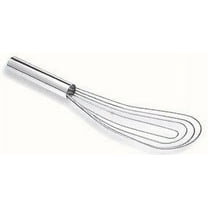 Flat Roux Whip 14" Long--Stainless Steel