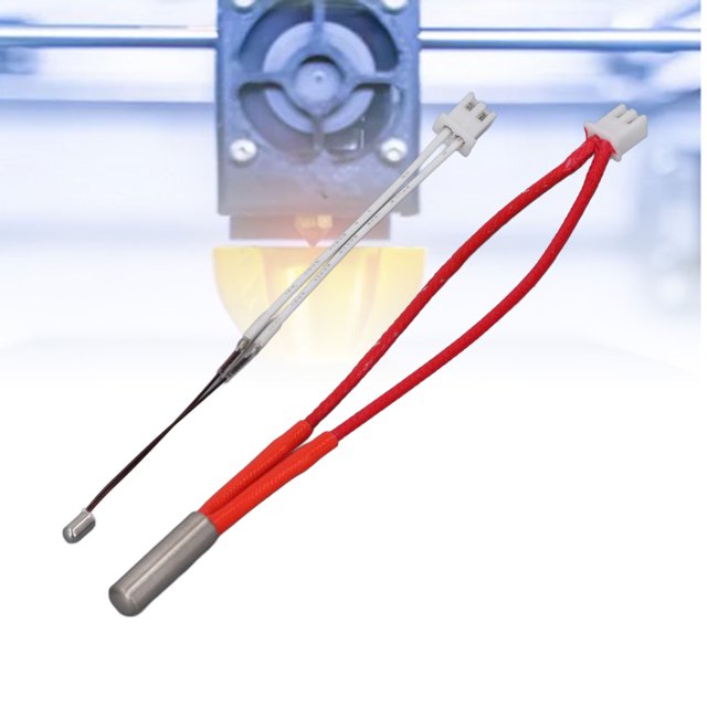 Heater Thermistor Kit, XH2.54 Connector 24V 40W Heating Rod Thermistor Kit for Sermoon V1