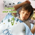 thumbnail image 2 of AOLOA Personalized Toddler Nap Mat With Lion Design for Preschool and Kindergarten Children. Ideal for Classroom, Home, and Travel.(Cushions + Pillows22.5"x55"+Blanket size: 33.5" x 45"), 2 of 8
