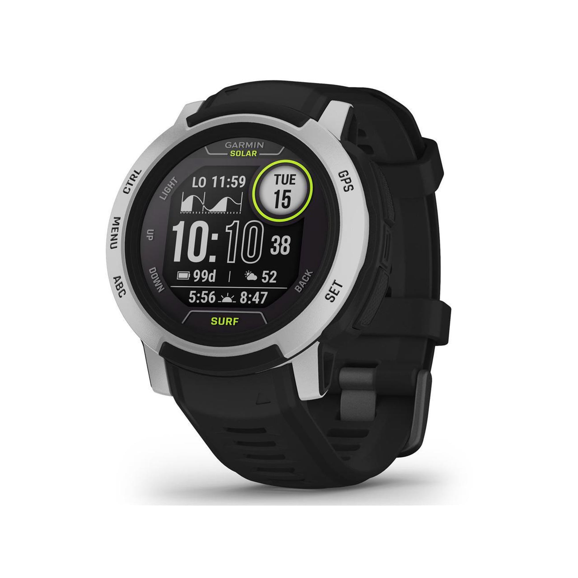 Garmin Instinct 2 Solar Surf Edition 45mm Rugged GPS Smartwatch, Bells Beach