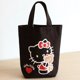 thumbnail image 3 of Miniso Sanrio Anime Kawaii Hello Kitty bolsos lindo dibujos animados lona bolsa de almuerzo taza de agua bolsa de almacenamiento portátil Bentobag regalos para niñas, 3 of 5
