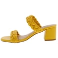 thumbnail image 5 of Bellini Fuss Women Slide Sandal In Yellow Smooth, 5 of 7