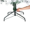 thumbnail image 4 of Xilee 8 ft Snow Flocked Artificial Christmas Tree with 1300 Tips ,Christmas Tree with Premium PVC Branches, Realistic Snowy Look, Sturdy Metal Stand, Indoor Fake Snow Xmas Tree for Home Office Shops, 4 of 7