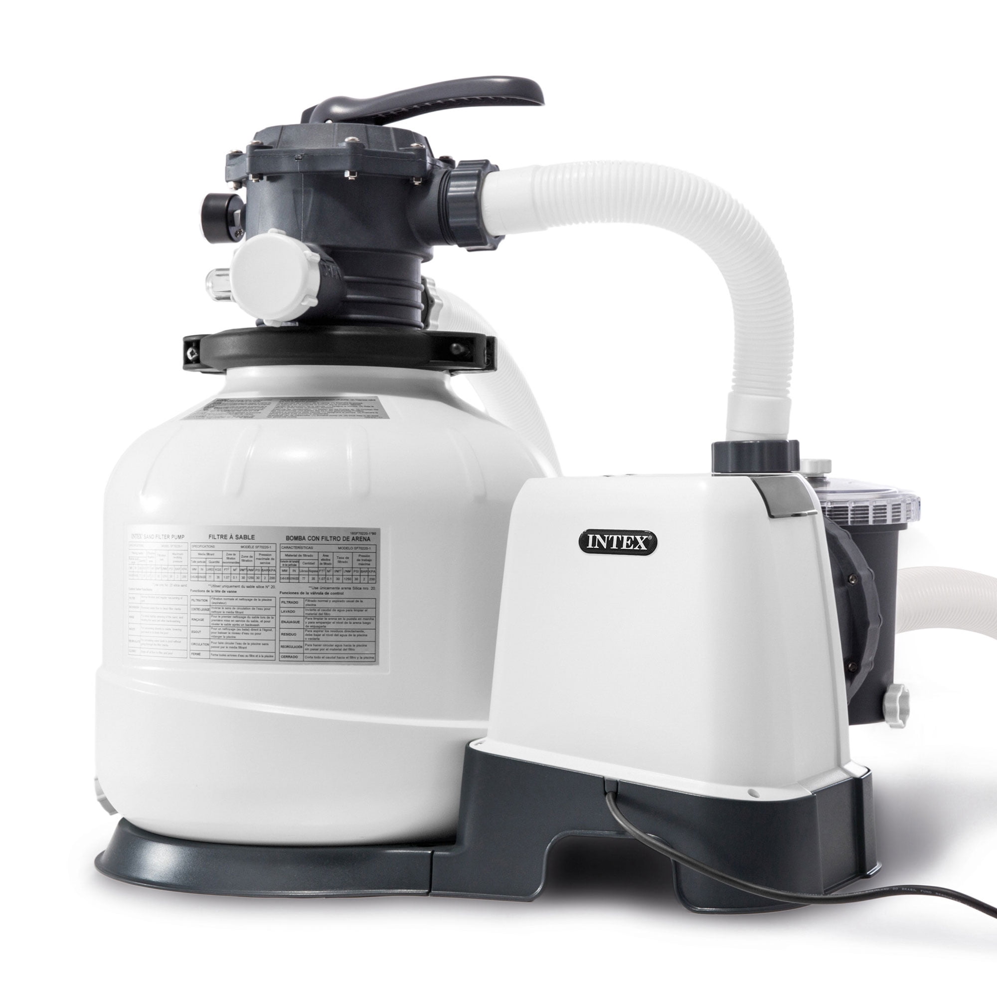 INTEX Ultra XTR 24ft x 52in Round Above Ground Pool Set, Sand Filter Pump