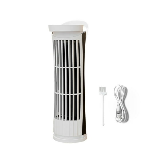 Speravity Ventilador de pequeño, ventilador de torre, ventiladores de aire acondicionado para el hogar, sala de estar y dormitorio Artesanía Blanco