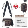 thumbnail image 4 of Riñonera cruzada de nylon con estampado de leopardo Weighnixis, 4 of 8