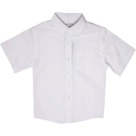 George - Boys' Short-Sleeve Button-Down Dress Shirt