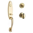 thumbnail image 3 of Baldwin Reserve Scchexelltrr150 Single Cylinder Chesapeake Handleset Ellipse Knob and Traditional Round Rose Satin Nickel Finish, 3 of 4