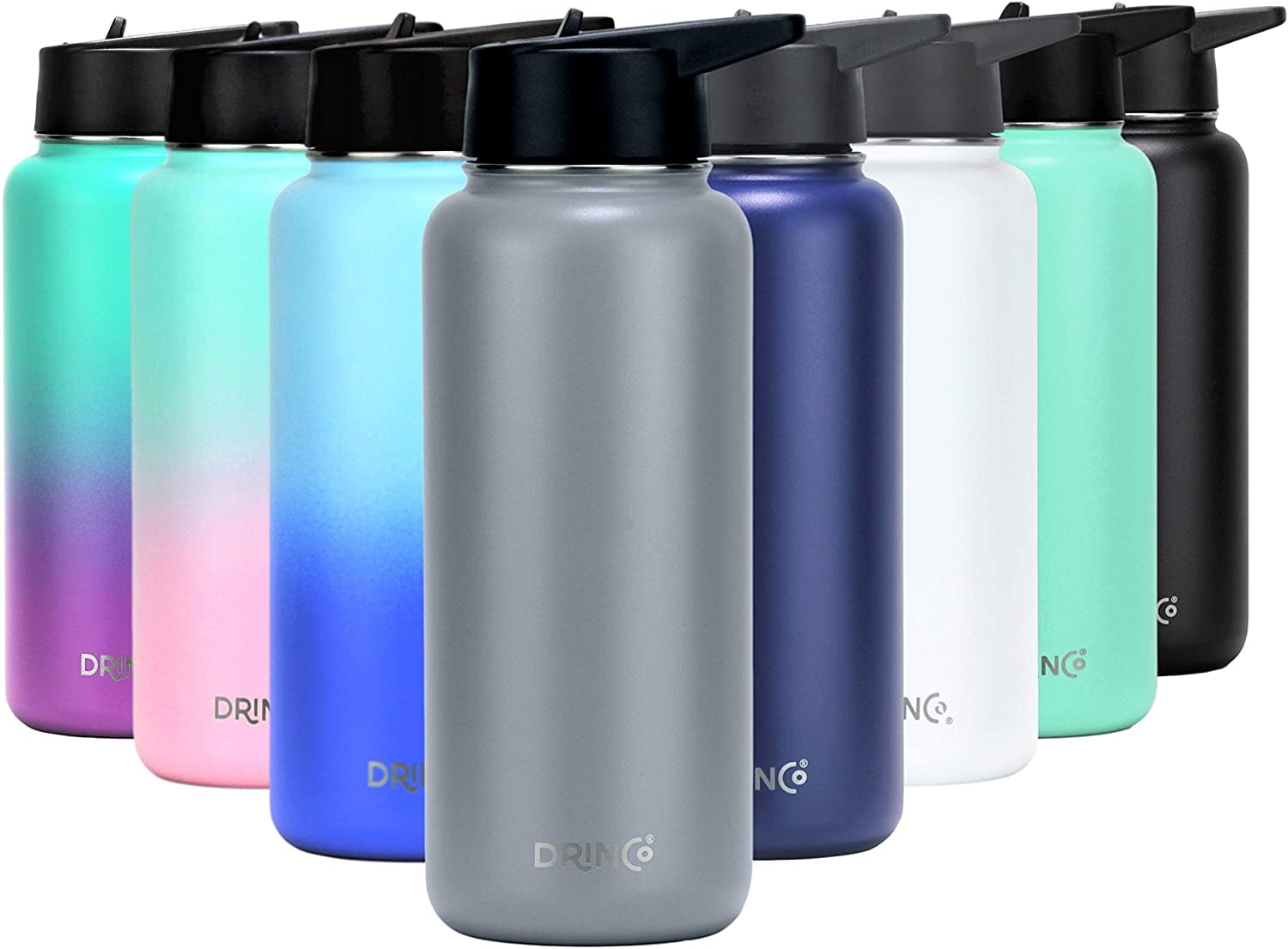 Drinco® 30oz Sport Vacuum Insulated Stainless Steel Water Bottle