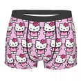 thumbnail image 1 of RWJDXD Cool Hello Kitty Pattern Boxers Shorts Panties Men‘s Underpants Breathable Sanrio Cartoon Briefs Underwear o, 1 of 5