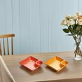 thumbnail image 1 of WHAMVOX 4 Pcs Assiette à Salade Simple et Moderne Plats de Service PP Couleurs Assorties pour Réunions de Famille, 1 of 8
