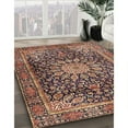 thumbnail image 3 of Ahgly Company Machine Washable Indoor Rectangle Traditional Light Copper Gold Area Rugs, 3' x 5', 3 of 7