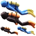thumbnail image 1 of 4 Pcs Figurines de Plongeur Mini Nageurs Figurines Modèle de Plongeur pour Table de Sable Miniature, 1 of 5