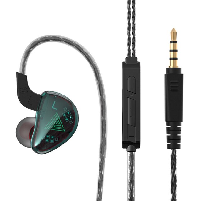 Methold 1 par de auriculares con cable de alta 3 .5mm Bass In -ear Type Auriculares Auriculares deportivos con micrófono incorporado Type9 NO9