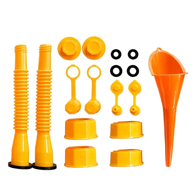 Gas Can Spout Replacement Set Flexible No Leakage Gas Nozzle Plug For Petrol Cans Outlet Old Tanks Accessories Gas Can Spout