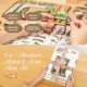 thumbnail image 5 of Kit de casa de muñecas en miniatura CUTEBEE Book Nook Green, 5 of 7