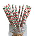 thumbnail image 1 of Pajitas de papel de Navidad de 25 piezas, Pajita de copo de nieve para beber, decoraciones de Feliz Navidad para el hogar, fiesta de año nuevo, suministro de Noel, 2023, 1 of 4