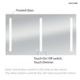 thumbnail image 2 of Dyconn Faucet Catella-Plus Wall Mount Backlit Vanity Bathroom LED Mirror, 60" x 35", 2 of 4