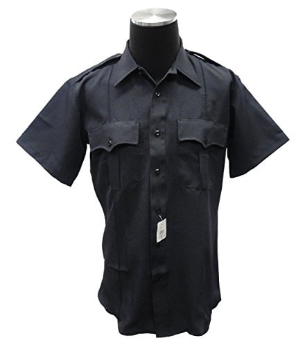 Flying Cross 687X7886Z Men's Uniform Short Sleeve Shirt, Navy (17.5 ...