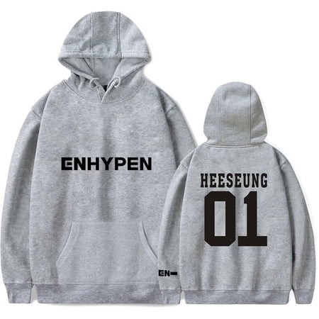 Enhypen Merch Hoodie 90s Korean Group Women Men's Pullover Harajuku Streetwear Sweatshirt