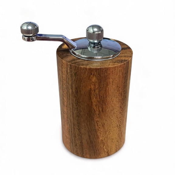 1PCS Hand Cranked Spice Grinder, Adjustable Coarseness Pepper Salt Mill, Manual Seasoning Crusher for Home Kitchen Cooking Use